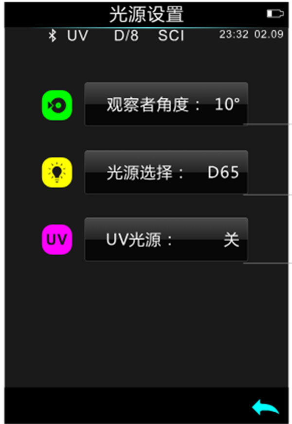 便携式色差计的常见光源和设置方法2