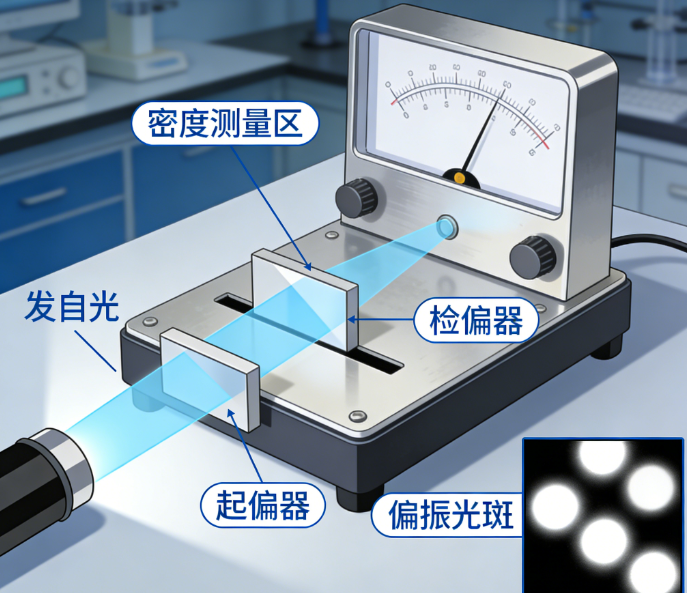密度测重中的偏振现冢