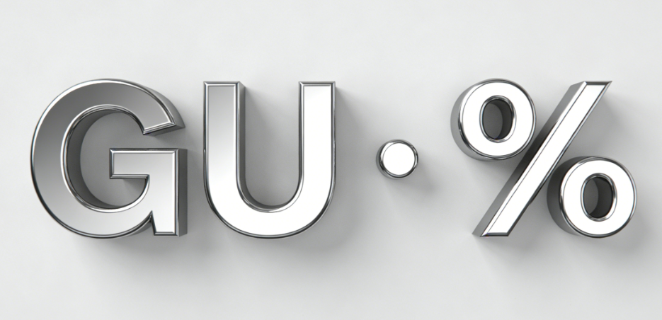 光泽度单位GU  %